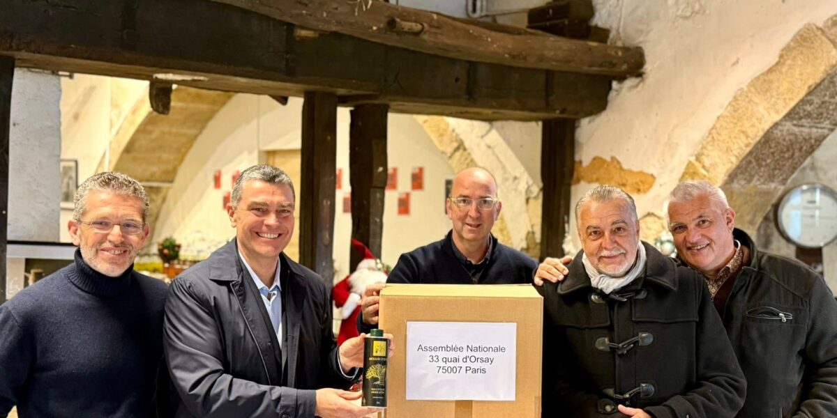 L'huile du Moulin d'Opio sur les tables de l’Assemblée Nationale !